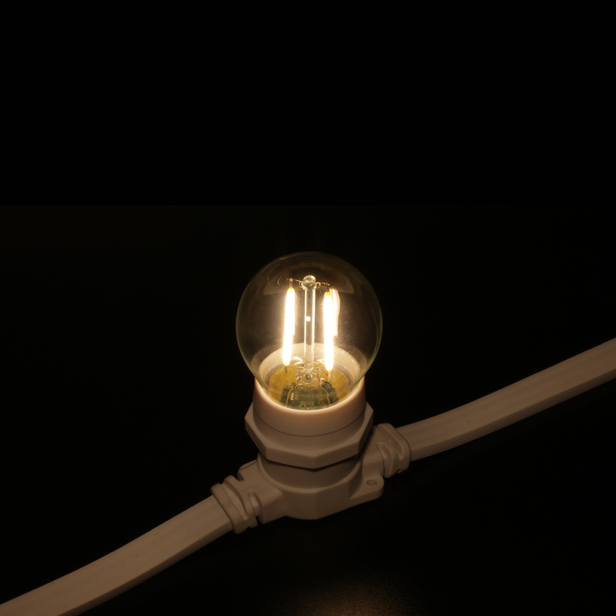 Светодиодная лампа для белт-лайт филаментная, 2 Вт, d=45 мм