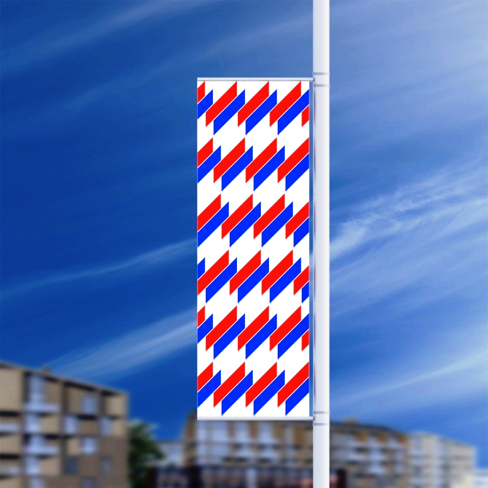 Флаги на столбы Баннерная консоль Стрит
