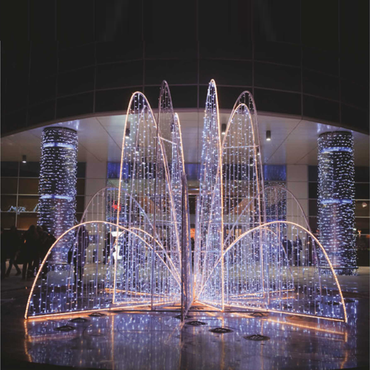 Световой фонтан "Сноб", диаметр 3 м